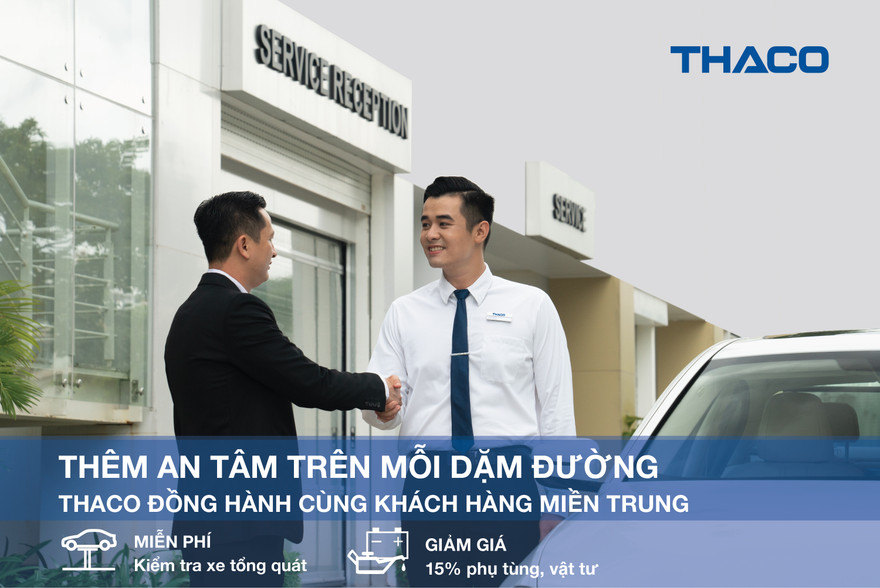 THACO đồng hành cùng khách hàng miền Trung