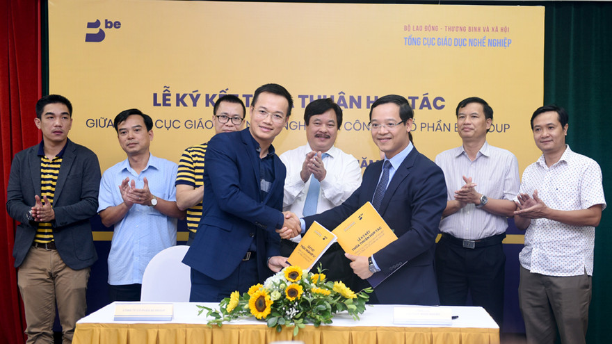 Tổng cục Giáo dục nghề nghiệp ký hợp tác với Be Group trong đào tạo và hướng tới xác định tài xế công nghệ là 1 nghề.