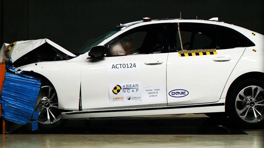 Chứng nhận an toàn ASEAN NCAP 5 sao là minh chứng cho chất lượng của các mẫu xe VinFast.