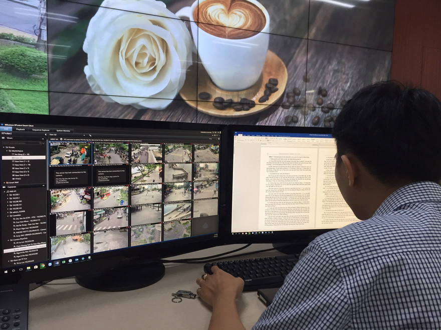 Với hệ thống giám sát chặt chẽ từ trên xuống dưới, các vi phạm về giao thông, môi trường tại Huế luôn được xử lý kịp thời