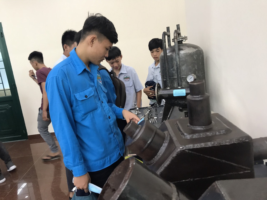 Thiết bị thực hành đào tạo nghề tại Trường Cao đẳng Công nghệ Quốc tế Lilama 2 được trang bị dưới sự hỗ trợ của Chính phủ Pháp.