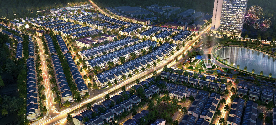 Vị trí lý tưởng của An Vượng Villa khi nằm tại mặt đường lớn và Công viên Thiên Văn học