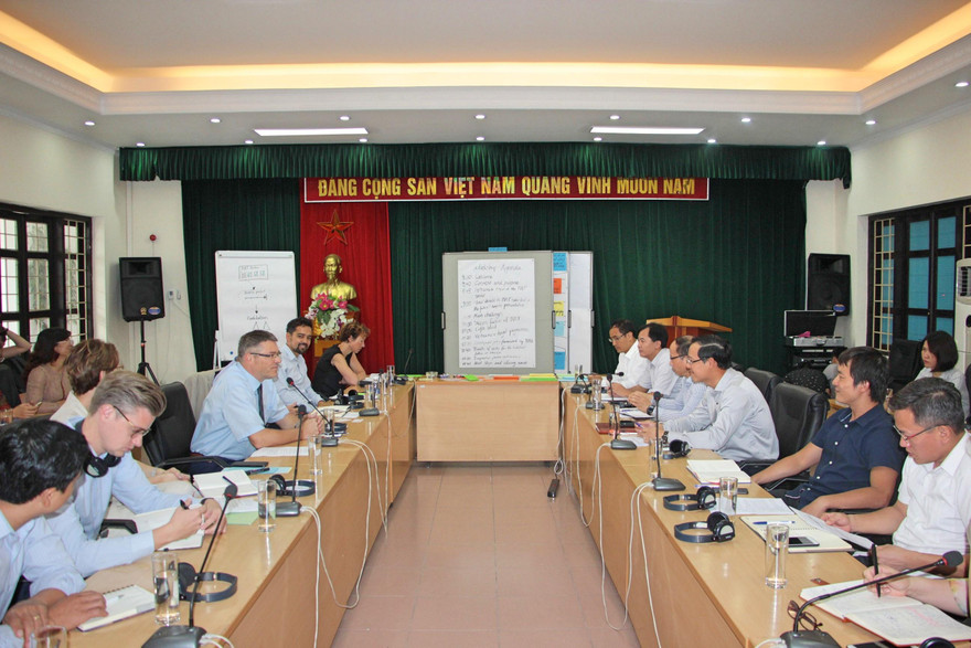 Tổng cục Giáo dục nghề nghiệp làm việc với Đoàn đánh giá của GIZ