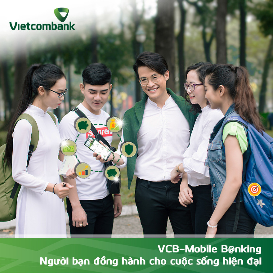 Vietcombank triển khai nhiều tính năng mới trên ứng dụng VCB-Mobile B@nking