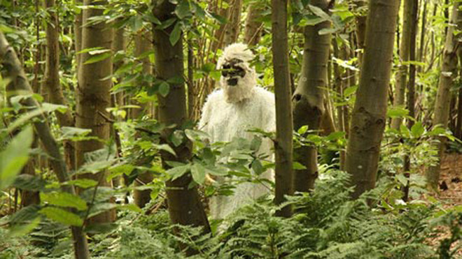 Hình ảnh minh họa về Người tuyết Almas của Nga.