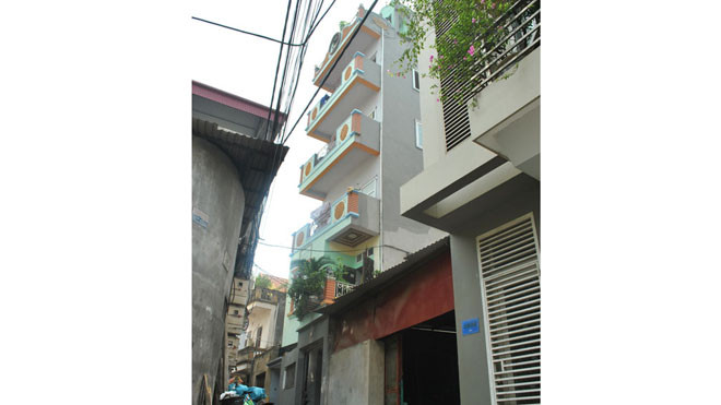 Ngôi nhà 6 tầng anh Tiền mới xây xong