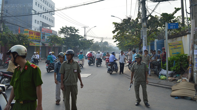 Hiện trường cụ ông tử vong