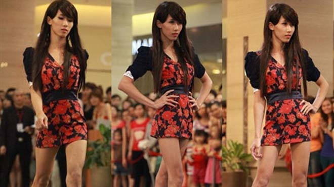 Nguyễn Văn Hiếu trong vòng sơ tuyển Vietnam’s Next Top Model 2012 - Ảnh: BTC Vietnam’s Next Top Model 2012 cung cấp 