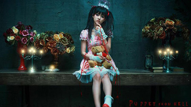 Ngắm nữ sinh Sài thành xinh đẹp hóa 'Búp bê ma'