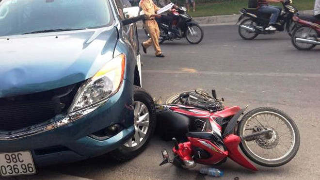 Hiện trường vụ tai nạn. (Ảnh: Sơn Bách/Vietnam+)