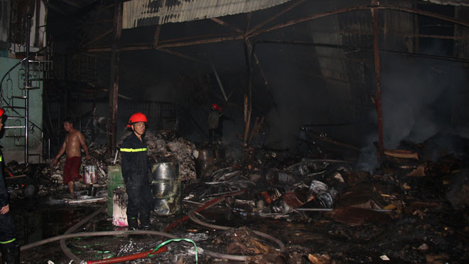 Hiện trường vụ cháy