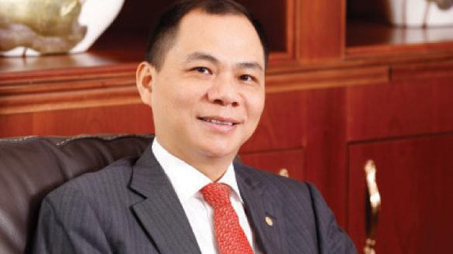 Doanh nhân Phạm Nhật Vượng. 