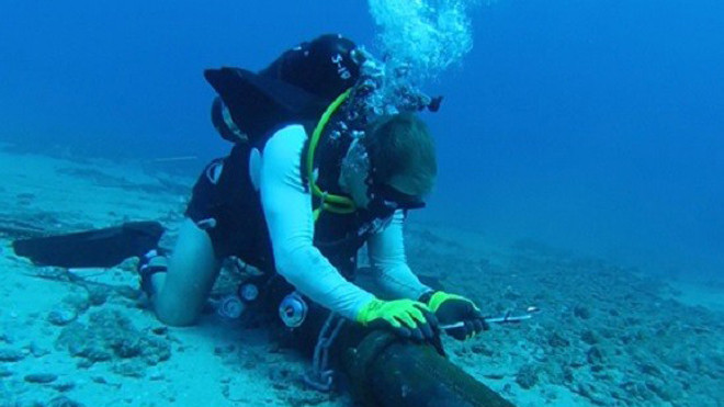 Cáp quang biển AAG đã được phục hồi hoàn toàn và đang trong giai đoạn cuối của việc sửa chữa. Ảnh minh họa: KB. 