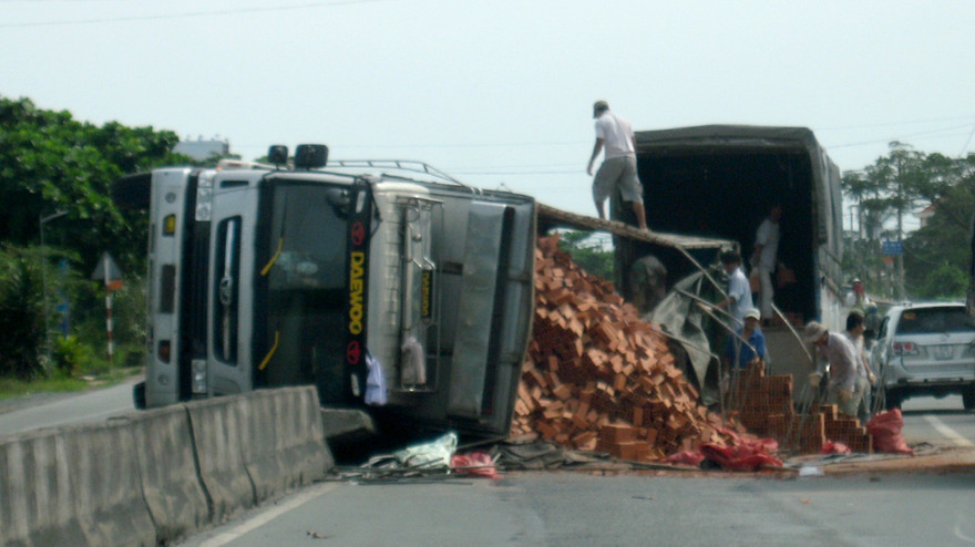 Hiện trường vụ tai nạn