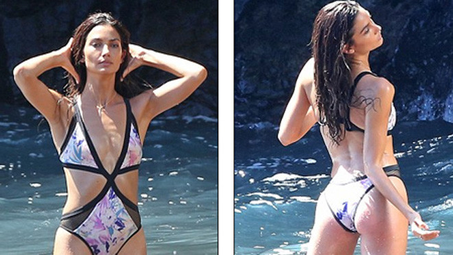 Thiên thần nội y khoe đường cong rạo rực tại bãi tắm 'tiên'