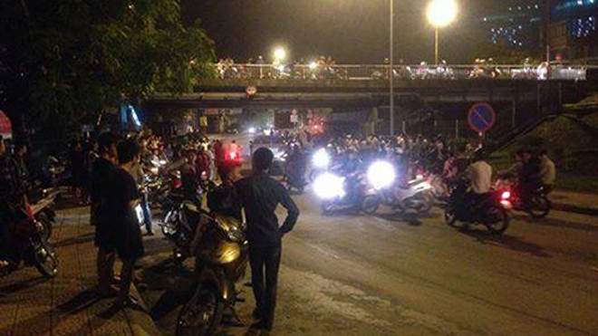 Hiện trường nơi xảy ra vụ việc (Ảnh: Otofun.net)