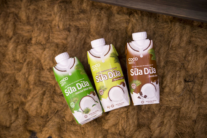 Betrimex ra mắt sữa dừa Cocoxim Matcha Nhật Bản và Socola đen