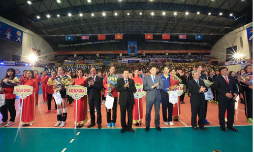 Khai mạc giải bóng chuyền nữ quốc tế Cup Lienvietpostbank 2019 