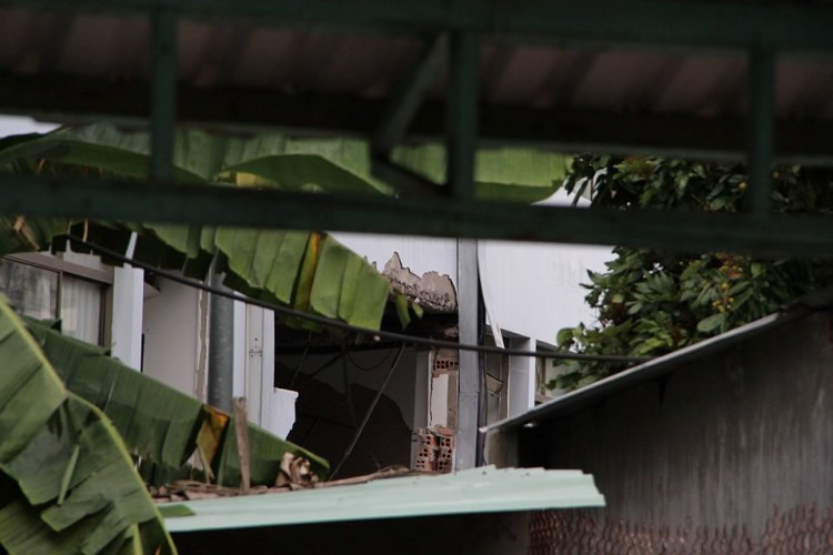 Trụ sở Cục thuế Bình Dương như 'nhà hoang' sau vụ nổ lớn