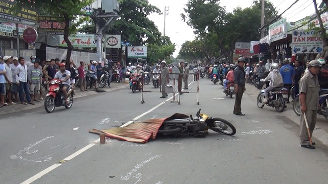 Hiện trường vụ tai nạn