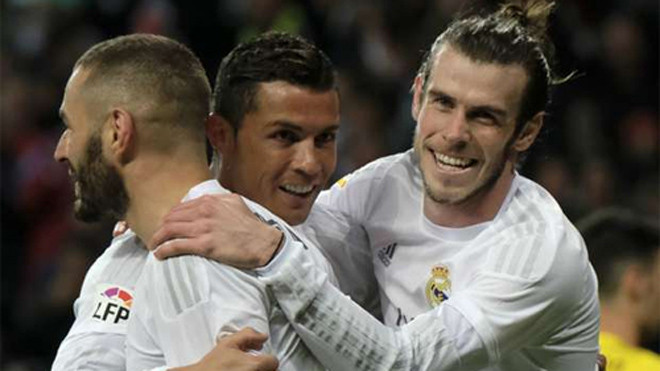 Real có thể phải dùng hàng công hoàn toàn mới khi đấu với Sevilla. Ảnh: Reuters