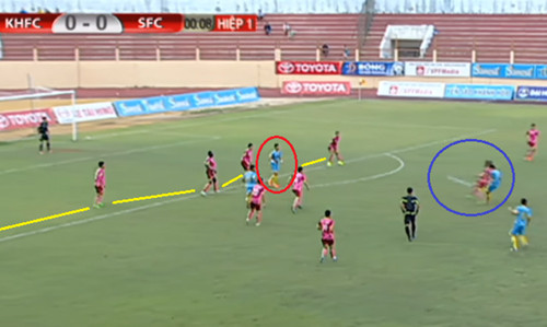 Sai lầm của trọng tài khiến Khánh Hòa mất bàn thắng nhanh nhất lịch sử V-League.