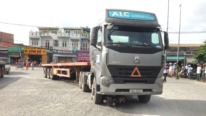 Hiện trường tai nạn.