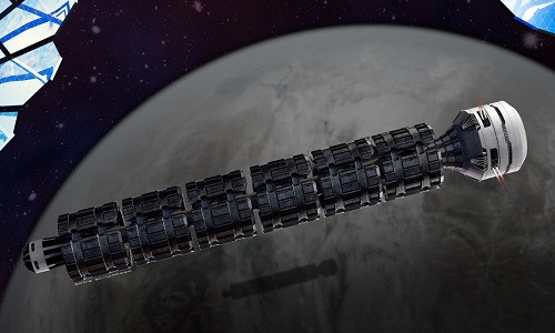 Thiết kế của tàu hỏa vũ trụ Solar Express. Ảnh: Solar Express.