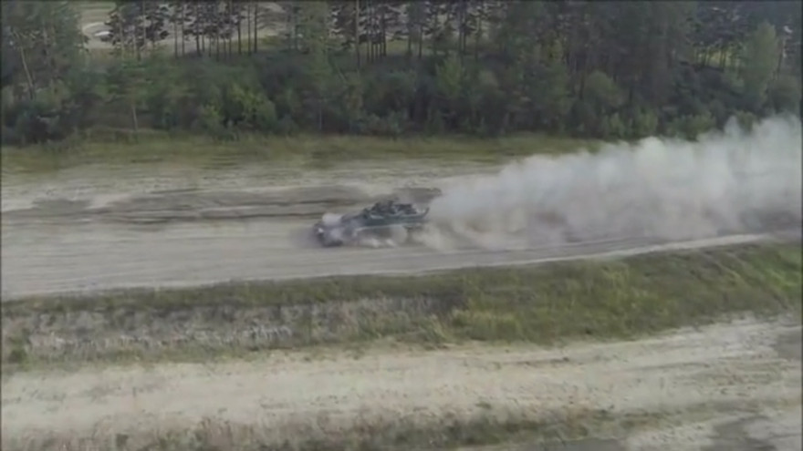 Cỗ xe phá mìn điều khiển từ xa tối tân của Nga