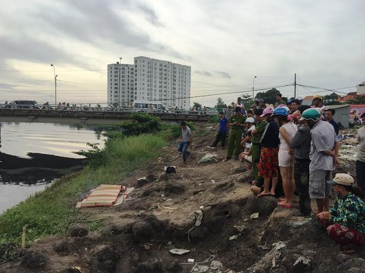 Khu vực phát hiện thi thể nạn nhân.