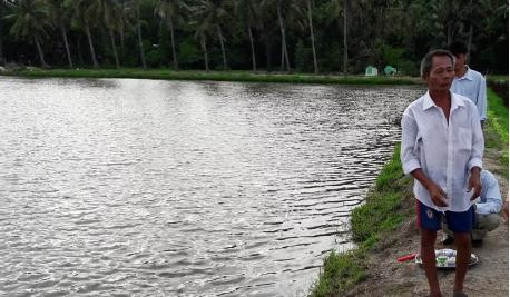 Vuông tôm nơi 3 cháu nhỏ tử vong