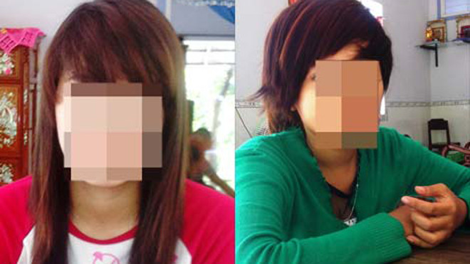 Sau sự cố đầu đời, hai chị em Huỳnh Thị Thảo N. và Nguyễn Huỳnh H. nghỉ học, xin đi phụ quán cà phê.