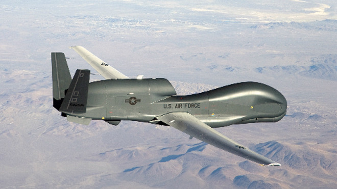 Máy bay không người lái Global Hawk. Ảnh minh họa: af.mil