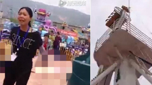 Người dân xung quanh hốt hoảng khi nhìn thấy cảnh tượng và tìm cách ứng cứu. 