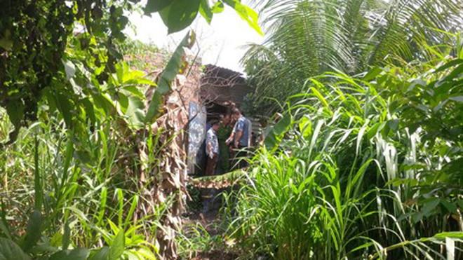 Hiện trường phát hiện xác chết. Ảnh: Pháp luật TP.HCM