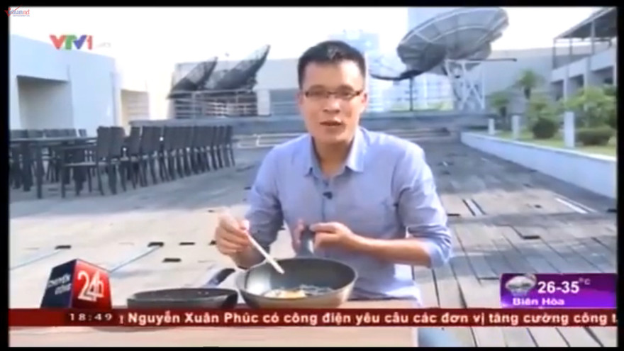 Hà Nội nắng nóng 40 độ nấu chín thịt và trứng