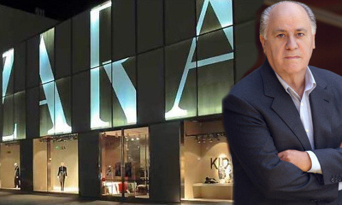 Amancio Ortega hiện là người giàu thứ 3 thế giới. Ảnh: Pixshark