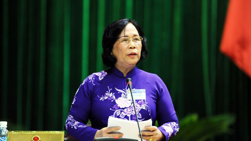 Bộ trưởng Bộ Lao động, Thương binh và Xã hội Phạm Thị Hải Chuyền.