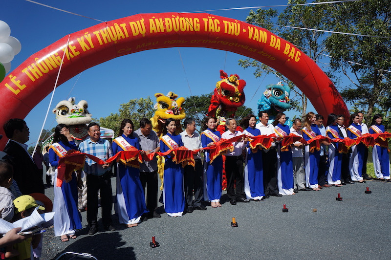 Thông xe kỹ thuật đường Tắc Thủ- Vàm Đá Bạc