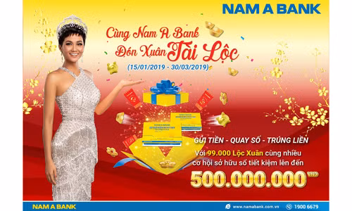 Gửi tiền Nam Á Bank, rước lộc về nhà