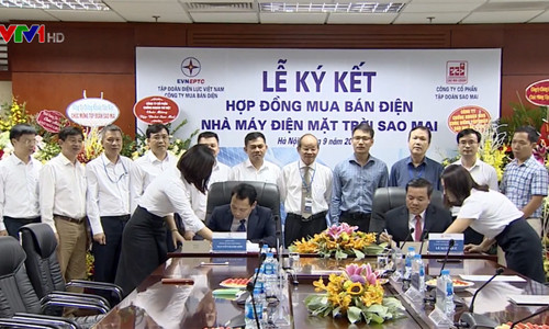Sao Mai có nguồn thu dồi dào khi ký kết bán điện thành công với EVN