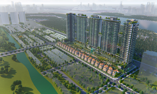 Sunshine Crystal River sở hữu vị trí vàng có tầm nhìn bao trọn sân golf Ciputra đắt giá