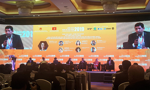 Ông Ganesan Ampalavanar, Tổng giám đốc Công ty Nestlé Việt Nam chia sẻ tại Diễn đàn Kinh tế Việt Nam