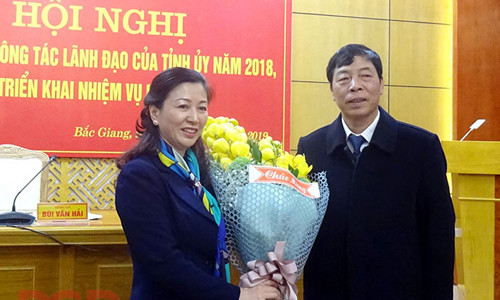 Bắc Giang có nữ Phó Bí thư Thường trực Tỉnh ủy