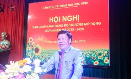 Hội nghị Ban Chấp hành Đảng bộ Trường mở rộng giữa nhiệm kỳ 2015 – 2020