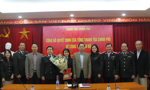 Nhân sự mới Thanh tra Chính phủ, TANDTC