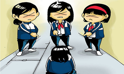 Trẻ bị bắt nạt ở trường thường có tâm lý sợ hãi. Ảnh minh họa.