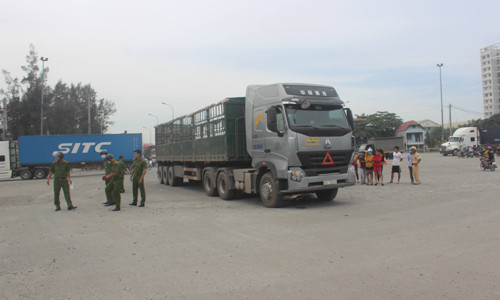 Hiện trường tai nạn.