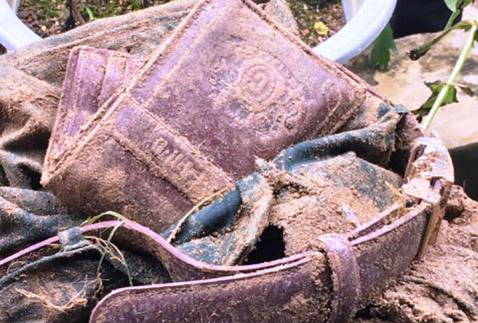 Tìm thấy đồ dùng cá nhân của cán bộ biên phòng mất tích