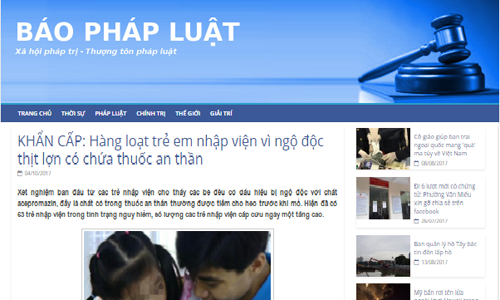 Thông tin bịa đặt được đăng tải trên mạng vào ngày 4/10